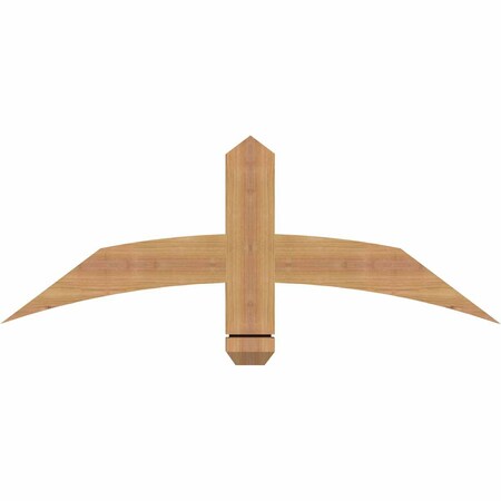 Ekena Millwork Bellingham Timber Gable Bracket, Western Red Cedar, 36"W x 13"H x 1 1/2"D x 3 1/2"F, 9/12 Pitch GBW036X13X0204BEL00SWR